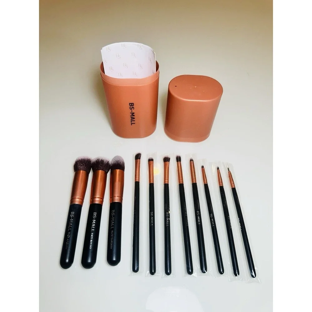 BS-MALL 11 Pcs Makeup Brushes Premium Synthetic Kabuki Makeup Brush Set